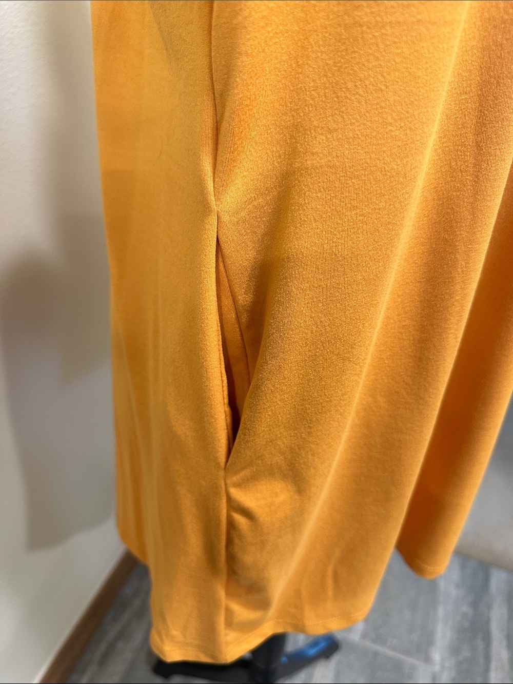Zenana Outfitters Sleeveless Open Front Tunic Vest - Mustard Yellow - Picture 4 of 4